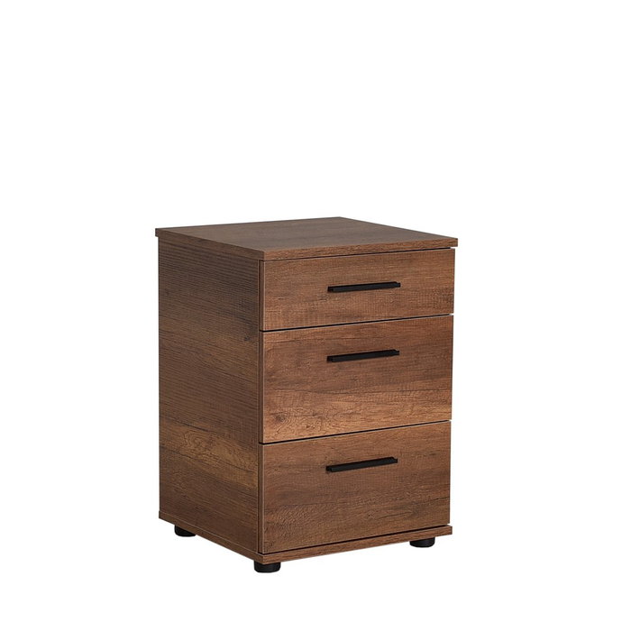 Hanah Home Kmd-530-Oo-1 Mesilla de Noche Oslo y Nogal 40x57x39 cm